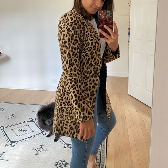 Zara Leopard Blazer - Picture 2 of 8